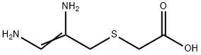 Acetic  acid,  [(2,3-diamino-2-propenyl)thio]-  (9CI) 结构式