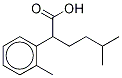 5-メチル-2-(2-トリル)ヘキサン酸 化学構造式