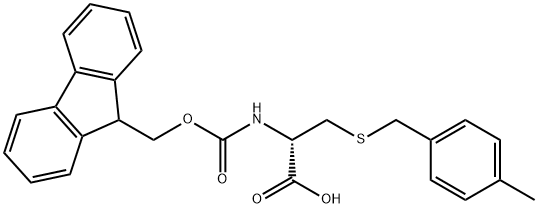 FMOC-D-CYS(MBZL)-OH Struktur