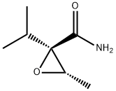 Oxiranecarboxamide, 3-methyl-2-(1-methylethyl)-, (2R,3S)- (9CI) Struktur