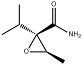 Oxiranecarboxamide, 3-methyl-2-(1-methylethyl)-, (2R,3R)- (9CI) Structure