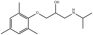 1-(Isopropylamino)-3-(mesityloxy)-2-propanol Struktur