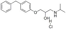 1-(4-benzylphenoxy)-3-(propan-2-ylamino)propan-2-ol hydrochloride,20041-45-6,结构式