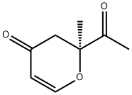 4H-Pyran-4-one, 2-acetyl-2,3-dihydro-2-methyl-, (2S)- (9CI),200421-48-3,结构式