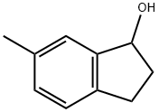 6-メチル-2,3-ジヒドロ-1H-インデン-1-オール 化学構造式