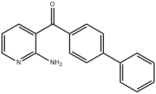 (2-AMINO-3-PYRIDINYL)-[1,1'-BIPHENYL]-4-YL-METHANONE 结构式