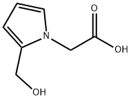 1H-Pyrrole-1-aceticacid,2-(hydroxymethyl)-(9CI) Structure