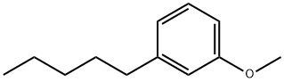 1-Methoxy-3-pentylbenzene,20056-57-9,结构式