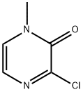 3-Chloro-1-methylpyrazin-2(1H)-one 化学構造式