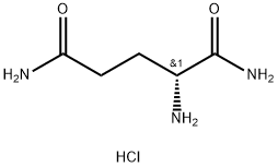 H-D-GLN-NH2 HCL 化学構造式