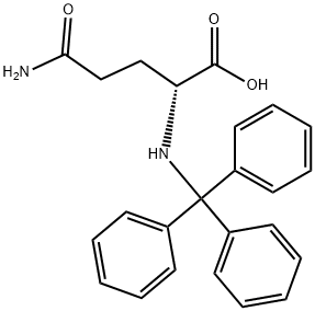 H-D-GLN(TRT)-OH 化学構造式
