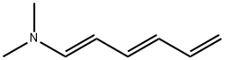 1,3,5-Hexatrien-1-amine,N,N-dimethyl-,(E,E)-(9CI) 化学構造式