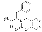 alpha-Benzyl-2-oxo-2H-1,3-benzoxazine-3(4H)-acetamide 化学構造式