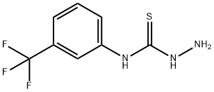 4-[3-(TRIFLUOROMETHYL)PHENYL]-3-THIOSEMICARBAZIDE Struktur