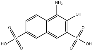 1-AMINO-2-NAPHTHOL-3,6DISULPHONICACID,2007-20-7,结构式