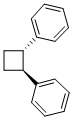 反式-1,2-二苯基环丁烷, 20071-09-4, 结构式