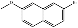 2-ブロモ-7-メトキシナフタレン 化学構造式