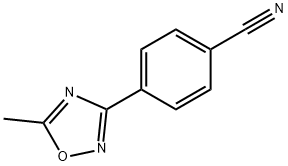 4-(5-METHYL-1,2,4-OXADIAZOL-3-YL)BENZONITRILE,200880-45-1,结构式