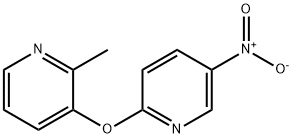 3-(5-nitropyridin-2-yloxy)-2-methylpyridine Structure