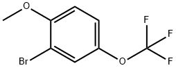 2-ブロモ-4-(トリフルオロメトキシ)アニソール 化学構造式