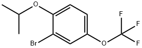 2-BROMO-1-ISOPROPOXY-4-(TRIFLUOROMETHOXY)BENZENE, 200956-15-6, 结构式