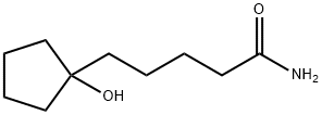 Cyclopentanevaleramide, 1-hydroxy- (8CI) 结构式