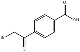 4-(2-溴乙酰基)苯甲酸 结构式