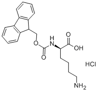 FMOC-D-LYS-OH HCL Struktur