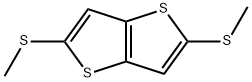 2,5-Bis(methylthio)thieno[3.2-b]thiophene Structure