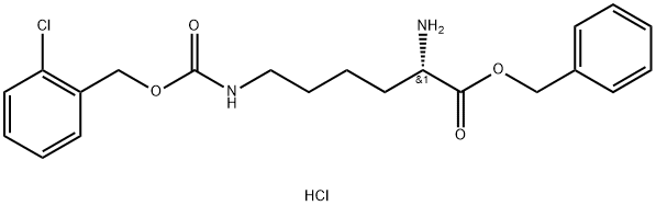 H-LYS(2-CHLORO-Z)-OBZL HCL 化学構造式