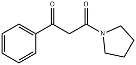 N-(Benzoylacetyl)-pyrrolidine,20103-92-8,结构式