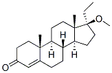(17S)-17-Methoxypregn-4-en-3-one Struktur