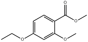 Benzoic acid, 4-ethoxy-2-methoxy-, methyl ester (9CI) 结构式
