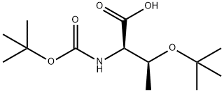 N-BOC-O-叔-丁基-D-苏氨酸, 201217-86-9, 结构式