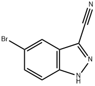 5-Bromo-1H-indazole-3-carbonitrile Structure