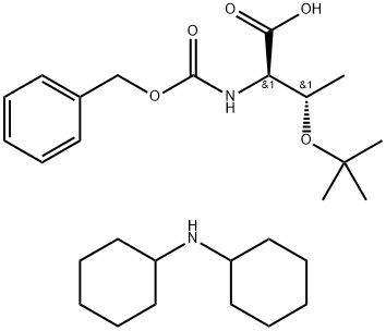 Z-D-THR(TBU)-OH DCHA 化学構造式