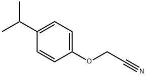 Acetonitrile, [4-(1-methylethyl)phenoxy]- (9CI) 结构式