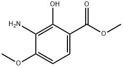 Benzoic acid, 3-amino-2-hydroxy-4-methoxy-, methyl ester (9CI) Struktur