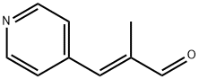 2-Propenal,2-methyl-3-(4-pyridinyl)-,(E)-(9CI) 结构式