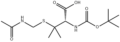 BOC-D-PEN(ACM)-OH, 201421-14-9, 结构式