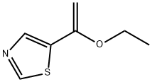 Thiazole,  5-(1-ethoxyethenyl)- 结构式