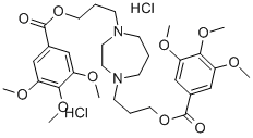 ジラゼプ·2塩酸塩 化学構造式