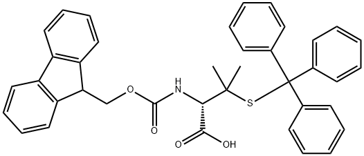 FMOC-S-トリチル-D-ペニシラミン 化学構造式
