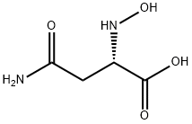 rac-(2R*)-2-アミノ-4-ヒドロキシ-4-(ヒドロキシイミノ)酪酸 化学構造式