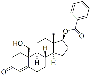 17beta,19-dihydroxyandrost-4-en-3-one 17-benzoate,20155-05-9,结构式