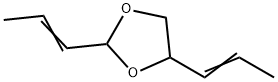 1,3-Dioxolane,  2,4-dipropenyl-  (8CI) 化学構造式