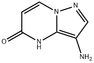 Pyrazolo[1,5-a]pyrimidin-5(4H)-one, 3-amino- (9CI) 化学構造式
