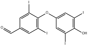 3,5,3',5'-Tetraiodo Thyroaldehyde Struktur