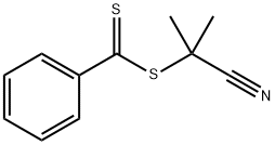 ジチオ安息香酸2-シアノ-2-プロピル 化学構造式