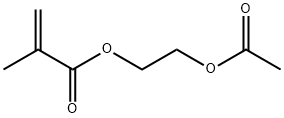 甲基丙烯酸乙酰基氧乙酯,20166-49-8,结构式